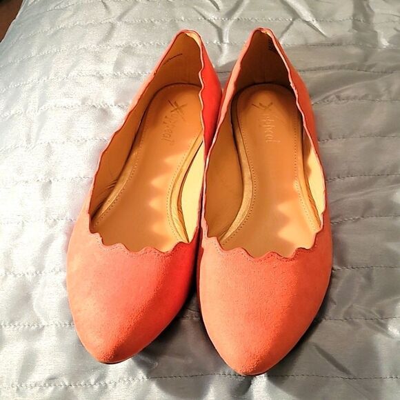 X APPEAL WOMEN"S FAUX SUEDE AMANDA FLATS -PEWTER SHOE - Picture 2 of 16